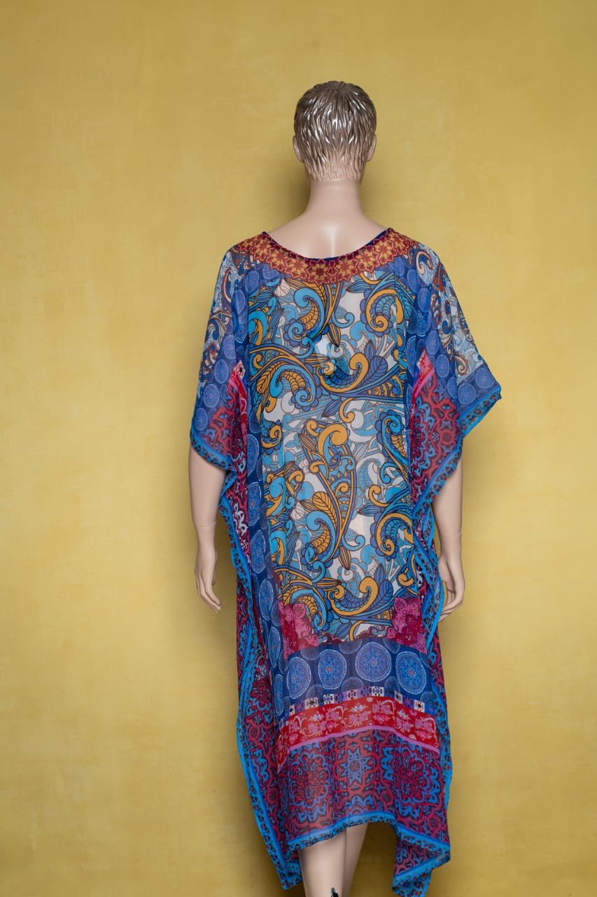 Alberto-Makali - Multi-Color Kaftan dress