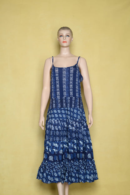 Alberto-Makali - Casual blue dress